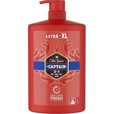 Old Spice SG 1л Капитан 1×1000 мл, мужская ампула и гель для душа: цены и характеристики