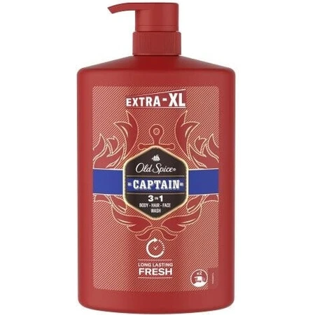 Old Spice SG 1л Капитан 1×1000 мл, мужская ампула и гель для душа: цены и характеристики