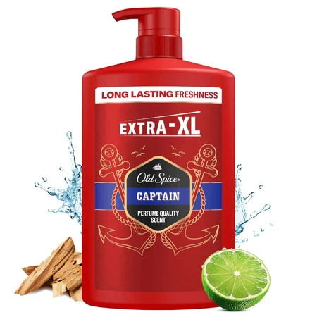 Old Spice SG 1л Капитан 1×1000 мл, мужская ампула и гель для душа: цены и характеристики