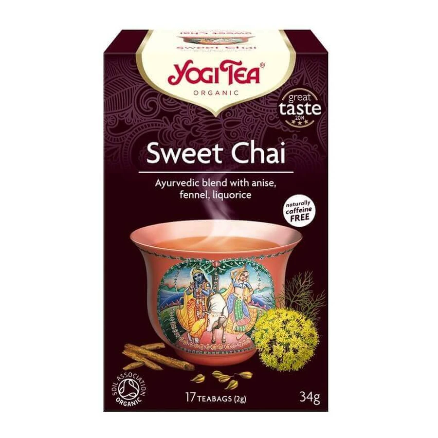 Сладкий чай Чай, 17 пакетиков, Yogi Tea: цены и характеристики