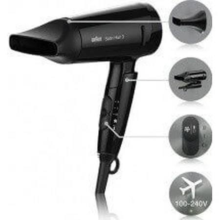 Фен Braun Satin Hair 3 Hd 350 To Go 1pc 1×1 шт: ціни та характеристики