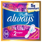 Always Platinum, гигиенические полотенца с крылышками, Ultra Super Plus, 14 шт.: цены и характеристики