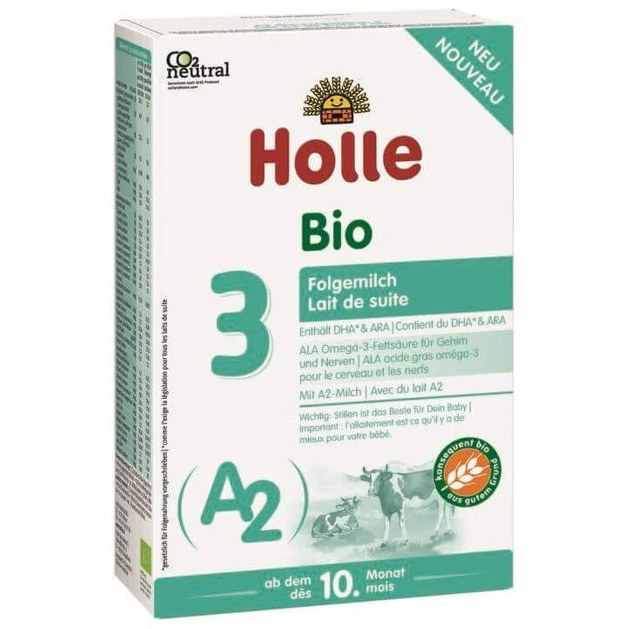 Holle Bio A2 последующее молоко 3. с 10 месяцев 400 г: цены и характеристики