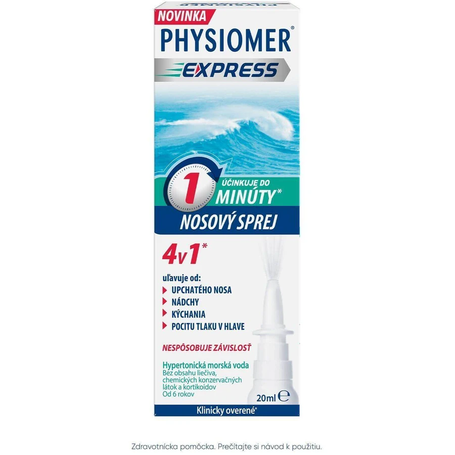 Physiomer Express Гипертонический назальный спрей, 20 мл: цены и характеристики