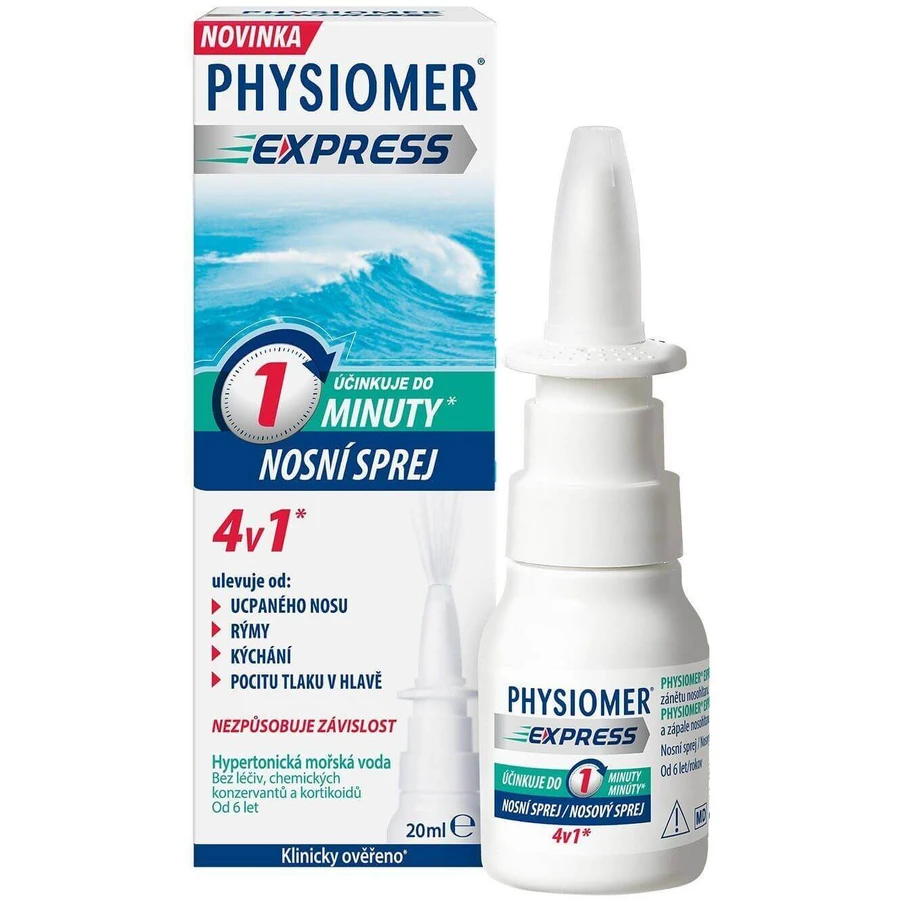 Physiomer Express Гипертонический назальный спрей, 20 мл: цены и характеристики