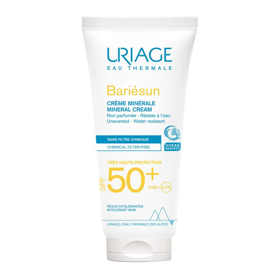 Uriage Bariesun, Мінеральний крем для обличчя та тіла SPF 50+, 100 мл: ціни та характеристики