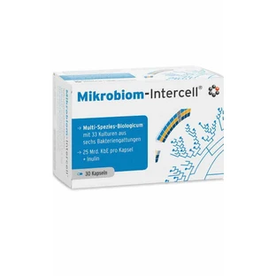 Мікробіом 30 капсул Intercell Натуральний пробіотик 33 штами Intercell