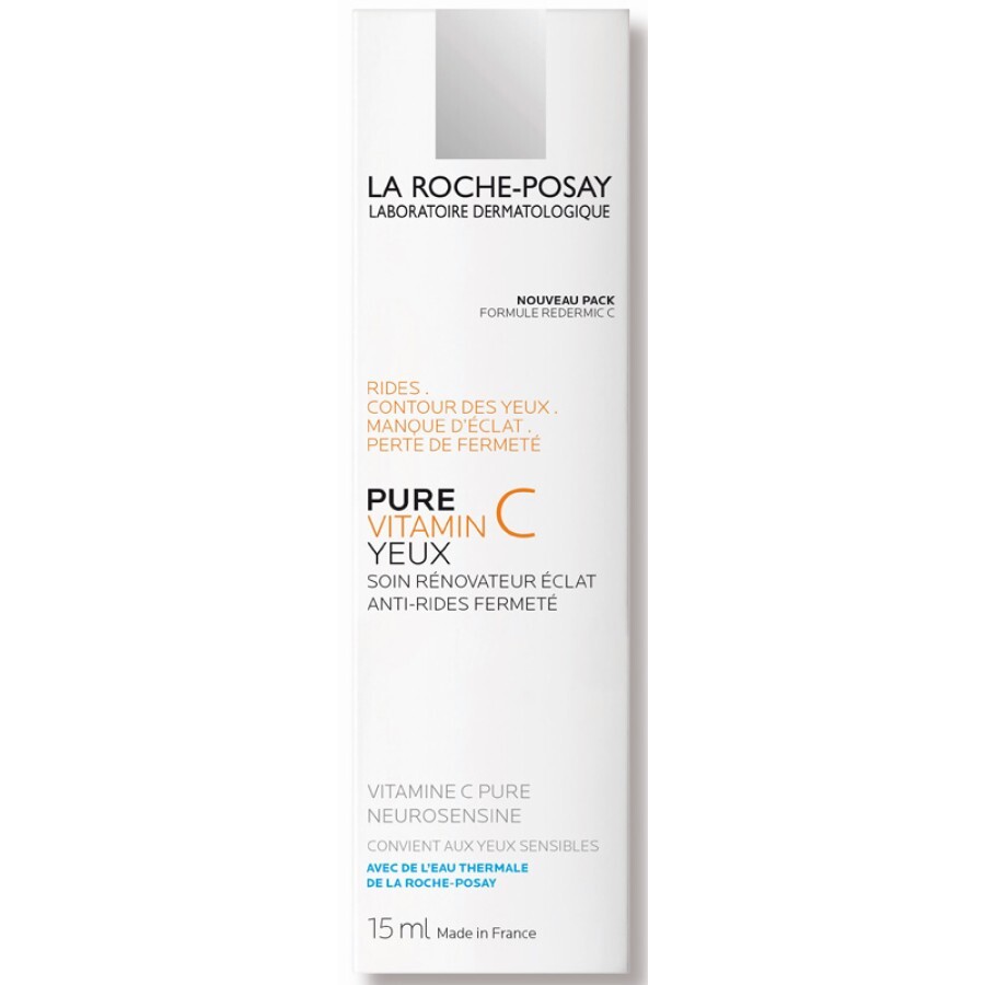 Антивозрастной уход La Roche-Posay Pure Vitamin C Eyes комплексного действия для чувствительной кожи контура глаз 15 мл: цены и характеристики
