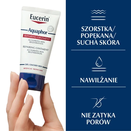 Аквафор Eucerin, восстанавливающий крем для сухой, потрескавшейся и раздраженной кожи, 45 мл.: цены и характеристики
