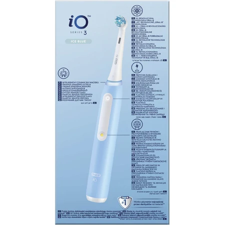 Електрична зубна щітка Oral-B iO 3 Blue: ціни та характеристики