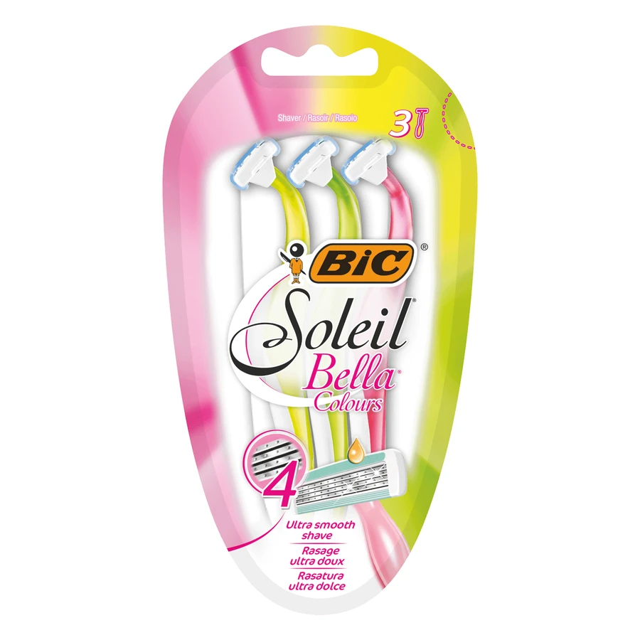 Bic, Бритва для бритья, цвета soleil bella, 3 штуки: цены и характеристики