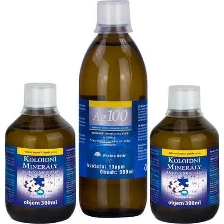 Pharma Activ Активні мінерали екстра AKCIA 1×1 набір, харчові добавки та косметика: ціни та характеристики