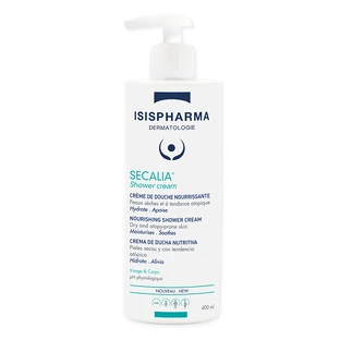 IsisPharma Secalia Shower, крем для душу, що очищає тіло, для дуже сухої, атопічної та чутливої шкіри, 400 мл
