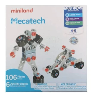 Будівельна гра, Mecatech, + 4 роки, Miniland