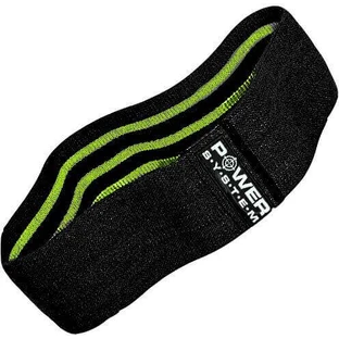 Power System Booty Band Medium, зеленый 80 см