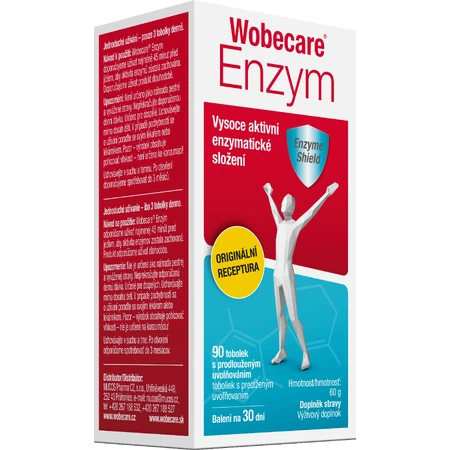 Wobecare Enzyme 90 капсул: ціни та характеристики