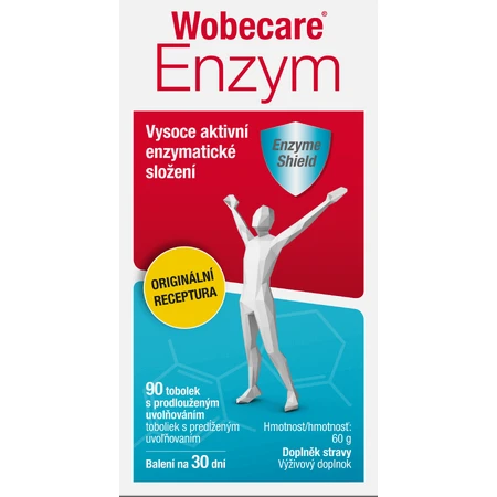 Wobecare Enzyme 90 капсул: ціни та характеристики