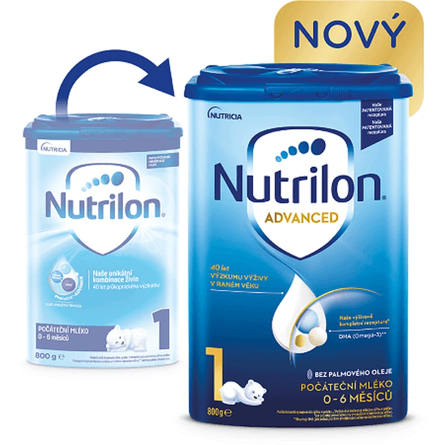 Суха молочна суміш Nutrilon 1 Удосконалена 800 г: ціни та характеристики