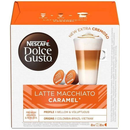 Кавові капсули Nescafé Dolce Gusto® Latte Macchiato Caramel 16 капсул: ціни та характеристики
