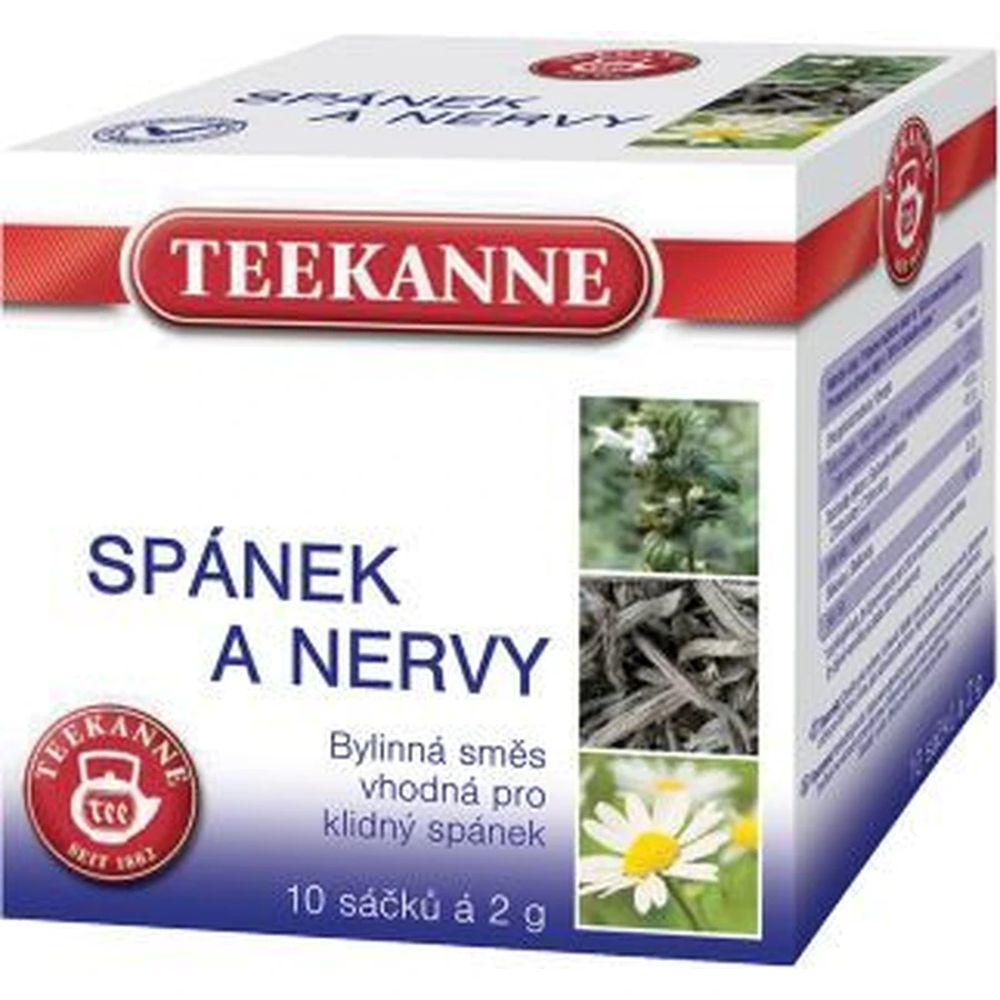 Травяной сбор Teekanne для сна и нервов, 10 x 2 г: цены и характеристики