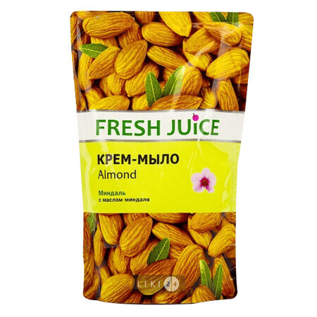 Крем-мыло Fresh Juice Almond, 460 мл дой-пак 