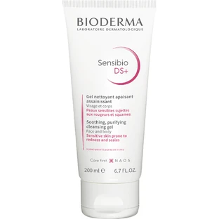 Bioderma Sensibio DS+ Gel moussant очищуючий піноутворюючий гель для стягнутої шкіри, себореї 200 мл
