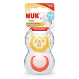 Пустышка силиконовая Flower Star, 2 штуки, 6-18 месяцев, Nuk