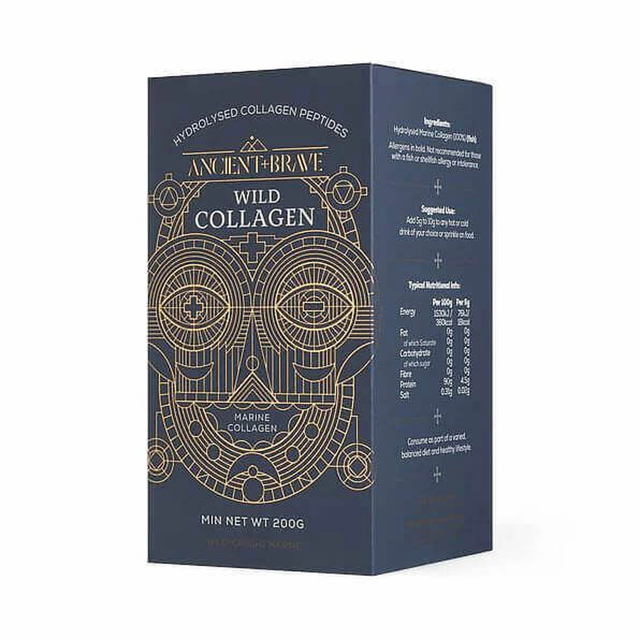 Гидролизованный морской коллаген Wild Collagen, 200 г, Ancient and Brave: цены и характеристики