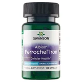 Swanson Chelated Ferrochel Iron, хелат элазы 18 мг, 180 капсул