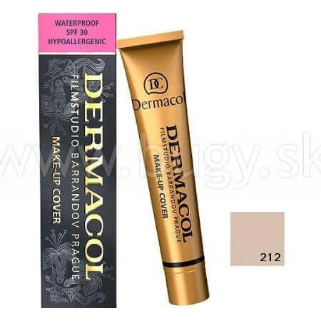 DERMACOL MAKE-UP COVER 212 1×30 г, макіяж: ціни та характеристики