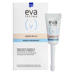 Вагінальний гель для регулювання та підтримки рН піхви Eva Intima pH 3.8, 9 вагінальних аплікаторів, Interme