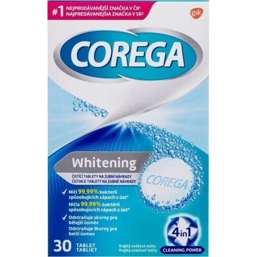 COREGA BIO Tabs 1х136 шт, таблетки для чищення зубних протезів: ціни та характеристики