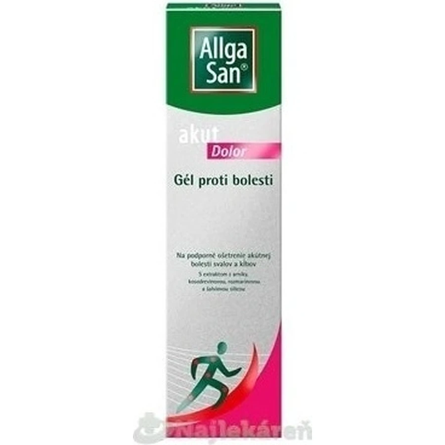 ALLGA SAN akut Dolor Pain Relieving Gel 1×100 мл, знеболюючий гель: ціни та характеристики