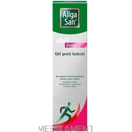 ALLGA SAN akut Dolor Pain Relieving Gel 1×100 мл, знеболюючий гель: ціни та характеристики