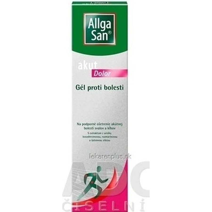 ALLGA SAN akut Dolor Pain Relieving Gel 1×100 мл, знеболюючий гель: ціни та характеристики
