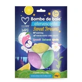 Детские шипучие бомбочки для ванны "Сладкие сны", 3 штуки, Easycare Baby