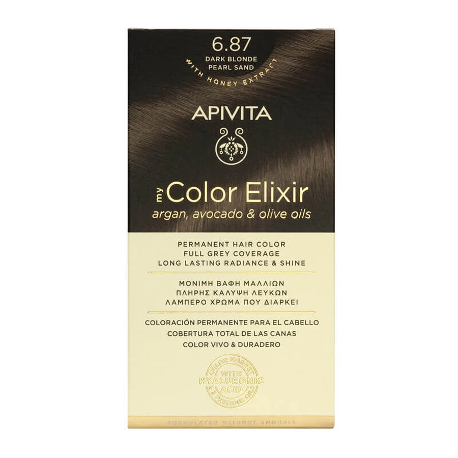 Фарба для волосся My Color Elixir, відтінок 6.87, Apivita: ціни та характеристики