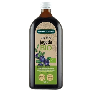 Premium Rosa Berry, 100% органический фруктовый сок, 500 мл