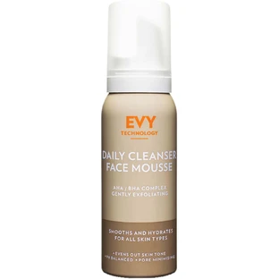 Daily Cleanser Face Mousse - Відлущувальна пінка для вмивання з комплексом AHA/BHA та технологією Sebustop, EVY TECHNOLOGY, 100 мл