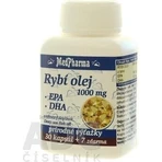 MedPharma FISH OIL 1000 мг - EPA, DHA 1×37 cps, пищевая добавка: цены и характеристики