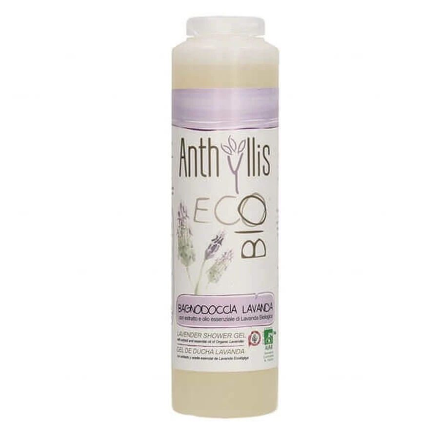 Піна для душу Anthyllis EcoBio з екстрактом лаванди, 250 мл: ціни та характеристики