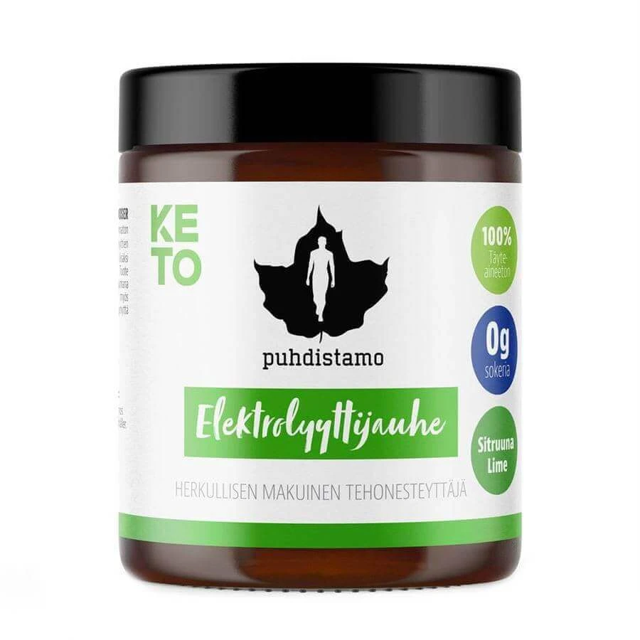 Puhdistamo Electrolyte Powder Lemon Lime 120 г: ціни та характеристики