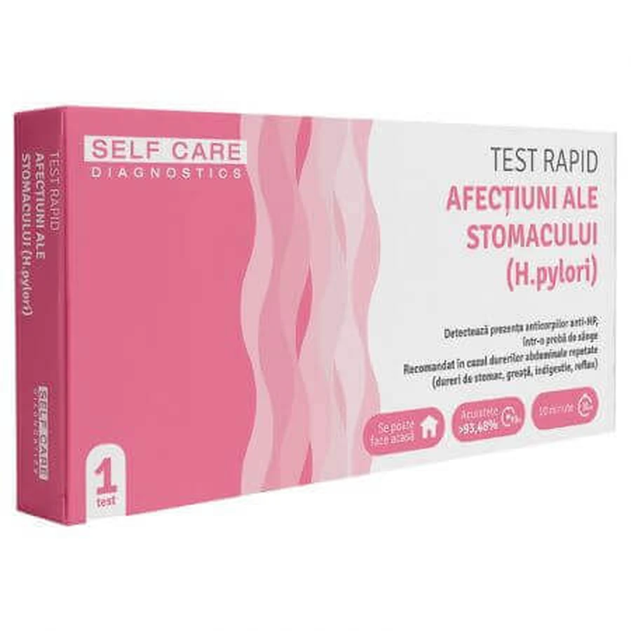 Экспресс-тест на желудочные заболевания (H. pylori), 1 штука, Veda Lab: цены и характеристики