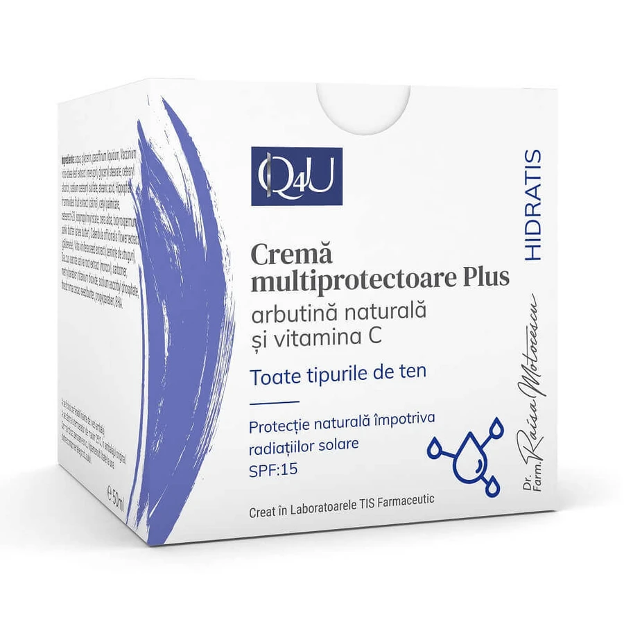 Мультизащитный крем Plus Hidratis Q4U, 50 мл, Tis Farmaceutic: цены и характеристики