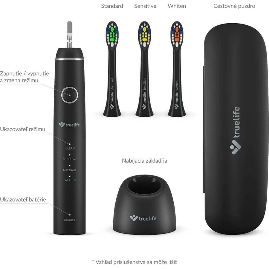 TrueLife SonicBrush Compact Black 1×1 шт, звукова зубна щітка: ціни та характеристики