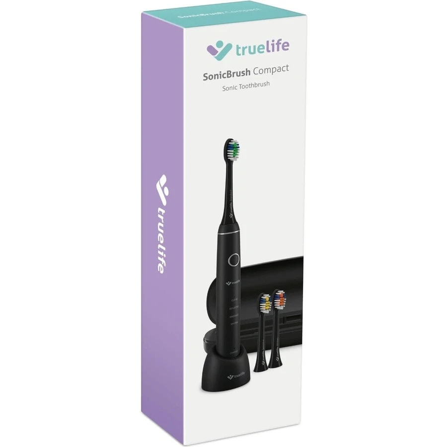 TrueLife SonicBrush Compact Black 1×1 шт, звукова зубна щітка: ціни та характеристики