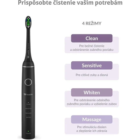 TrueLife SonicBrush Compact Black 1×1 шт, звукова зубна щітка: ціни та характеристики
