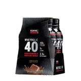 Gnc Amp Wheybolic 40, Протеиновый коктейль Rtd со вкусом шоколада, 414 мл