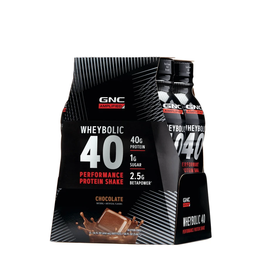Gnc Amp Wheybolic 40, Протеиновый коктейль Rtd со вкусом шоколада, 414 мл: цены и характеристики