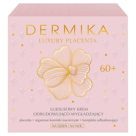 Dermika Luxury Placenta 60+, розкішний відновлювальний та омолоджувальний крем, 50 мл: ціни та характеристики